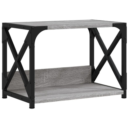 Druckerständer 2 Ablagen Grau Sonoma 44x26x31,5cm Holzwerkstoff