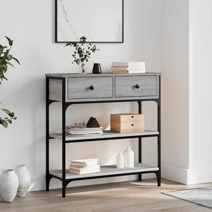 Konsolentisch Grau Sonoma 72,5x25x75 cm Holzwerkstoff