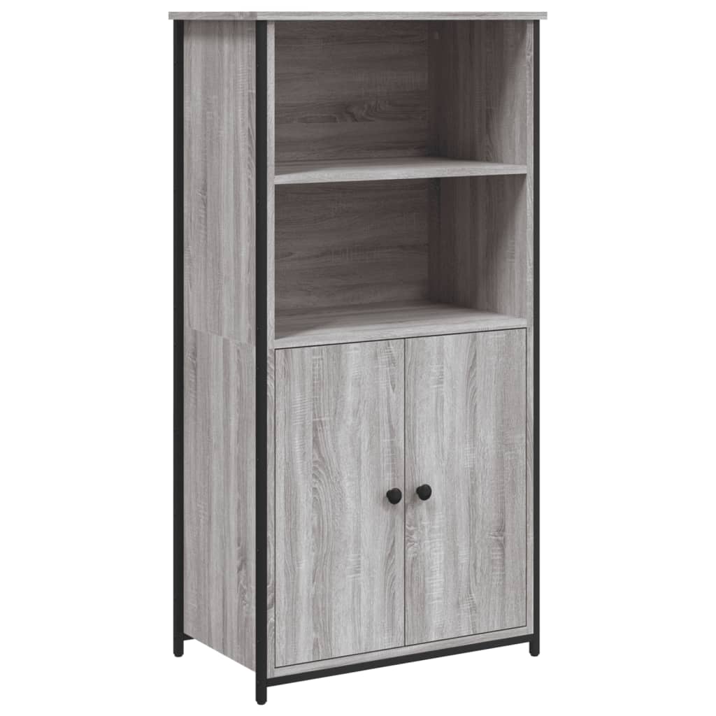 Highboard Grau Sonoma 62x36x121,5 cm Holzwerkstoff