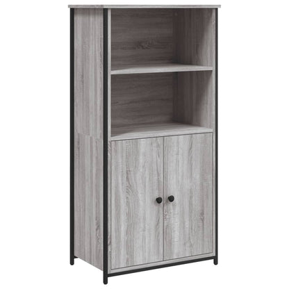 Highboard Grau Sonoma 62x36x121,5 cm Holzwerkstoff