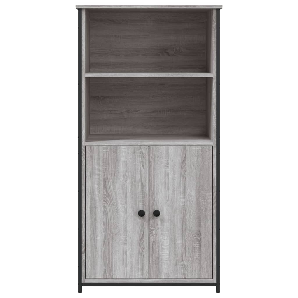 Highboard Grau Sonoma 62x36x121,5 cm Holzwerkstoff