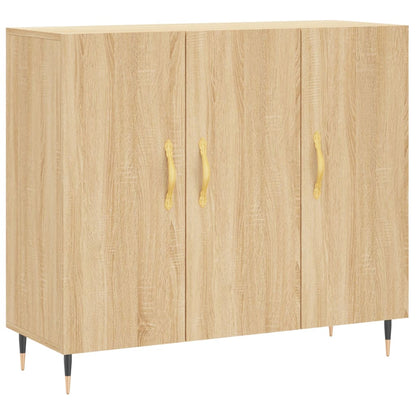 Sideboard Sonoma-Eiche 90x34x80 cm Holzwerkstoff