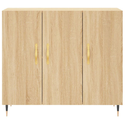 Sideboard Sonoma-Eiche 90x34x80 cm Holzwerkstoff