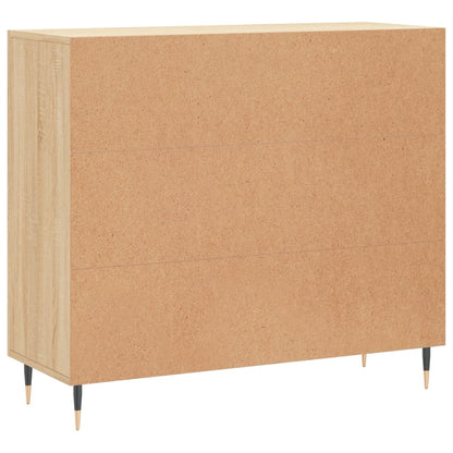 Sideboard Sonoma-Eiche 90x34x80 cm Holzwerkstoff