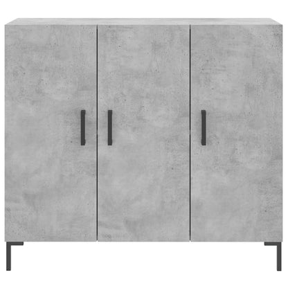 Sideboard Betongrau 90x34x80 cm Holzwerkstoff