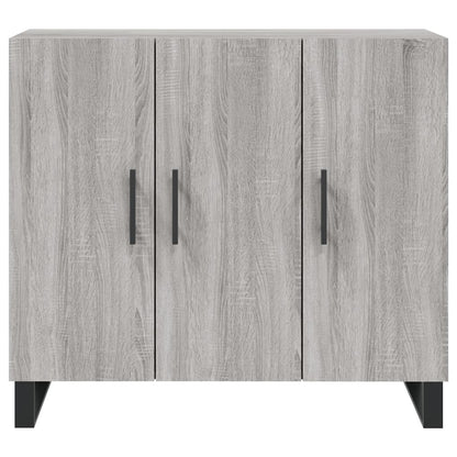 Sideboard Grau Sonoma 90x34x80 cm Holzwerkstoff