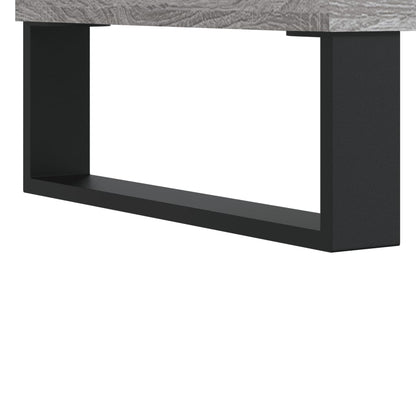 Sideboard Grau Sonoma 90x34x80 cm Holzwerkstoff