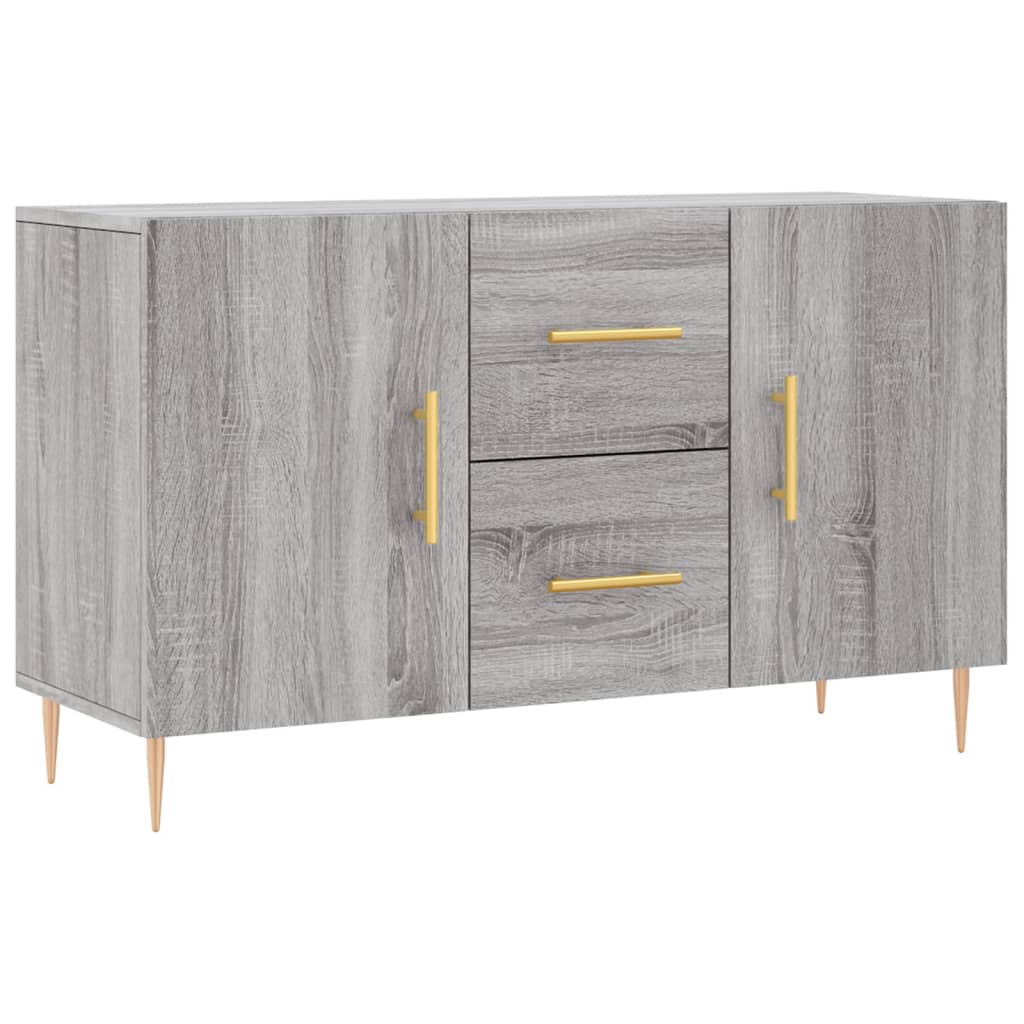 Sideboard Grau Sonoma 100x36x60 cm Holzwerkstoff