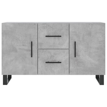 Sideboard Betongrau 100x36x60 cm Holzwerkstoff