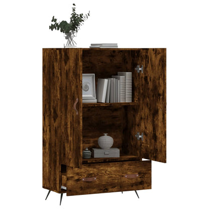 Highboard Räuchereiche 69,5x31x115 cm Holzwerkstoff
