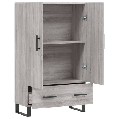 Highboard Grau Sonoma 69,5x31x115 cm Holzwerkstoff