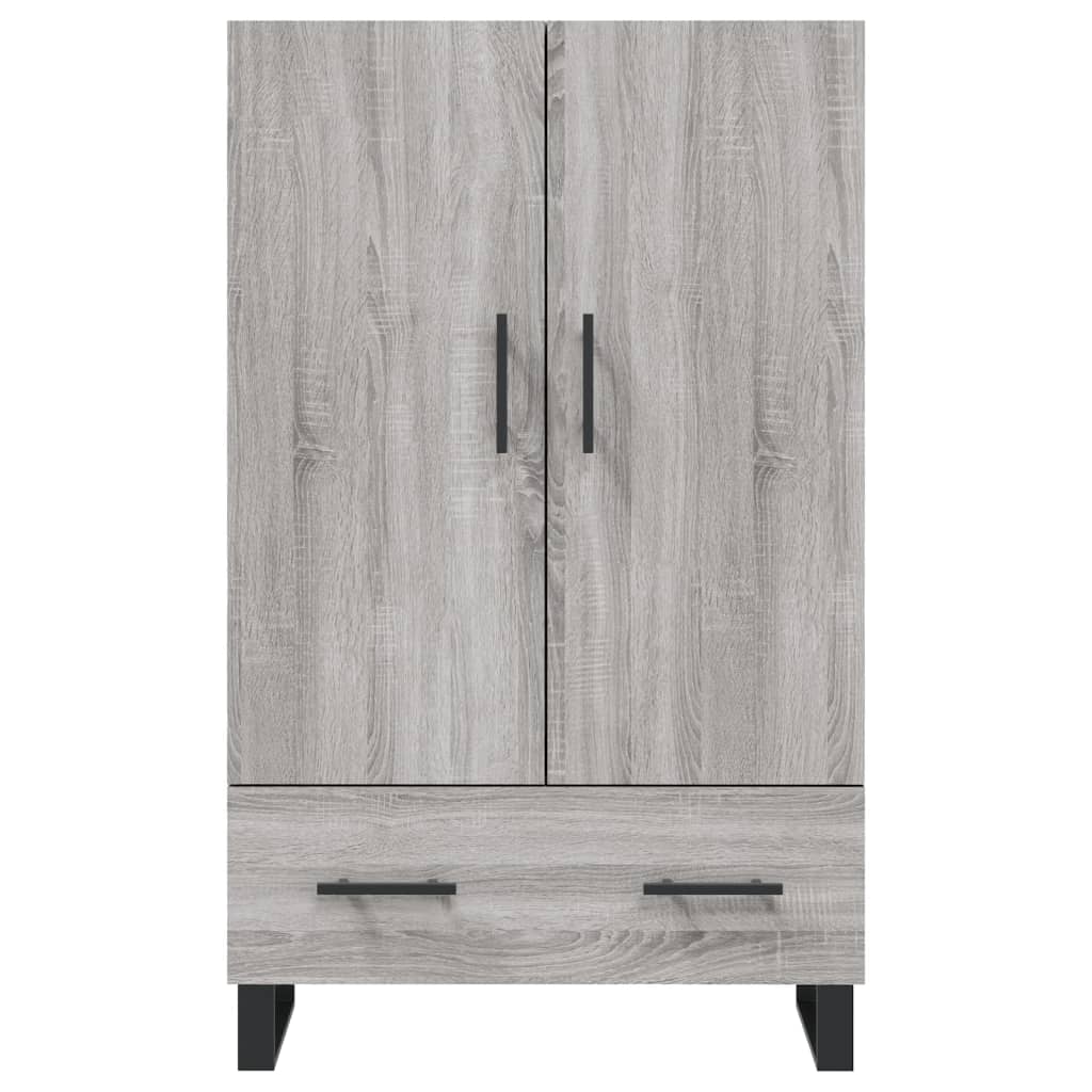 Highboard Grau Sonoma 69,5x31x115 cm Holzwerkstoff