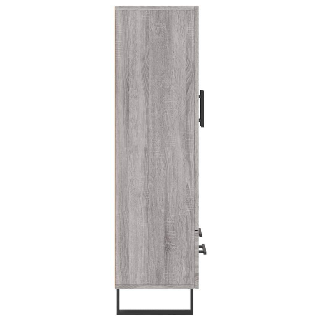 Highboard Grau Sonoma 69,5x31x115 cm Holzwerkstoff