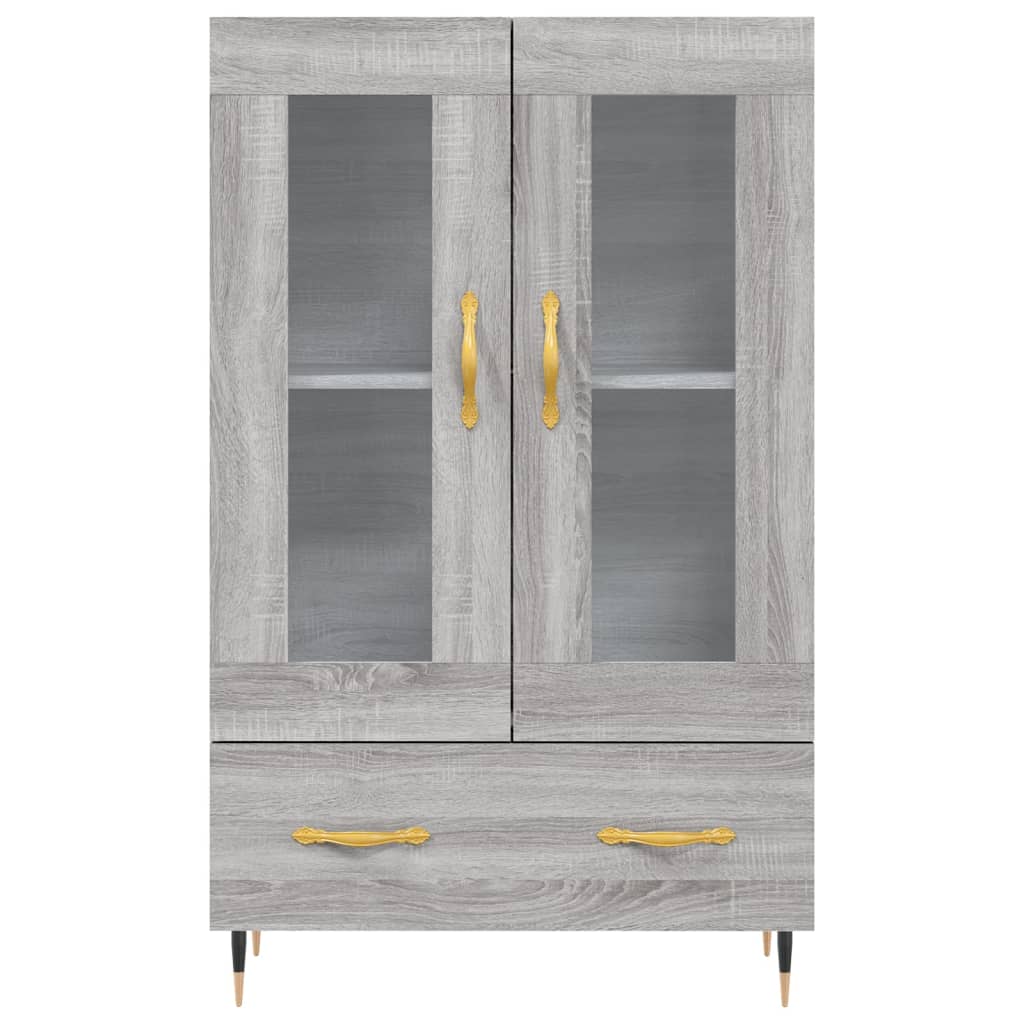 Highboard Grau Sonoma 69,5x31x115 cm Holzwerkstoff