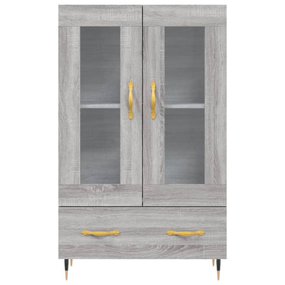 Highboard Grau Sonoma 69,5x31x115 cm Holzwerkstoff