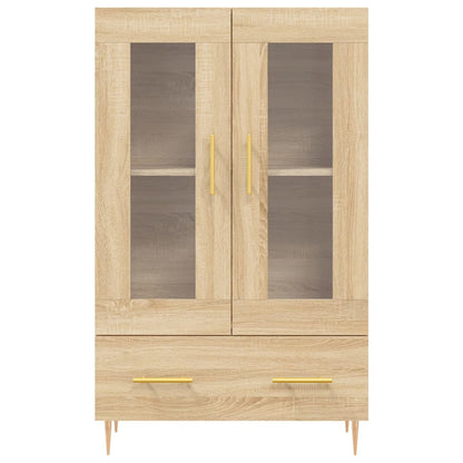 Highboard Sonoma-Eiche 69,5x31x115 cm Holzwerkstoff
