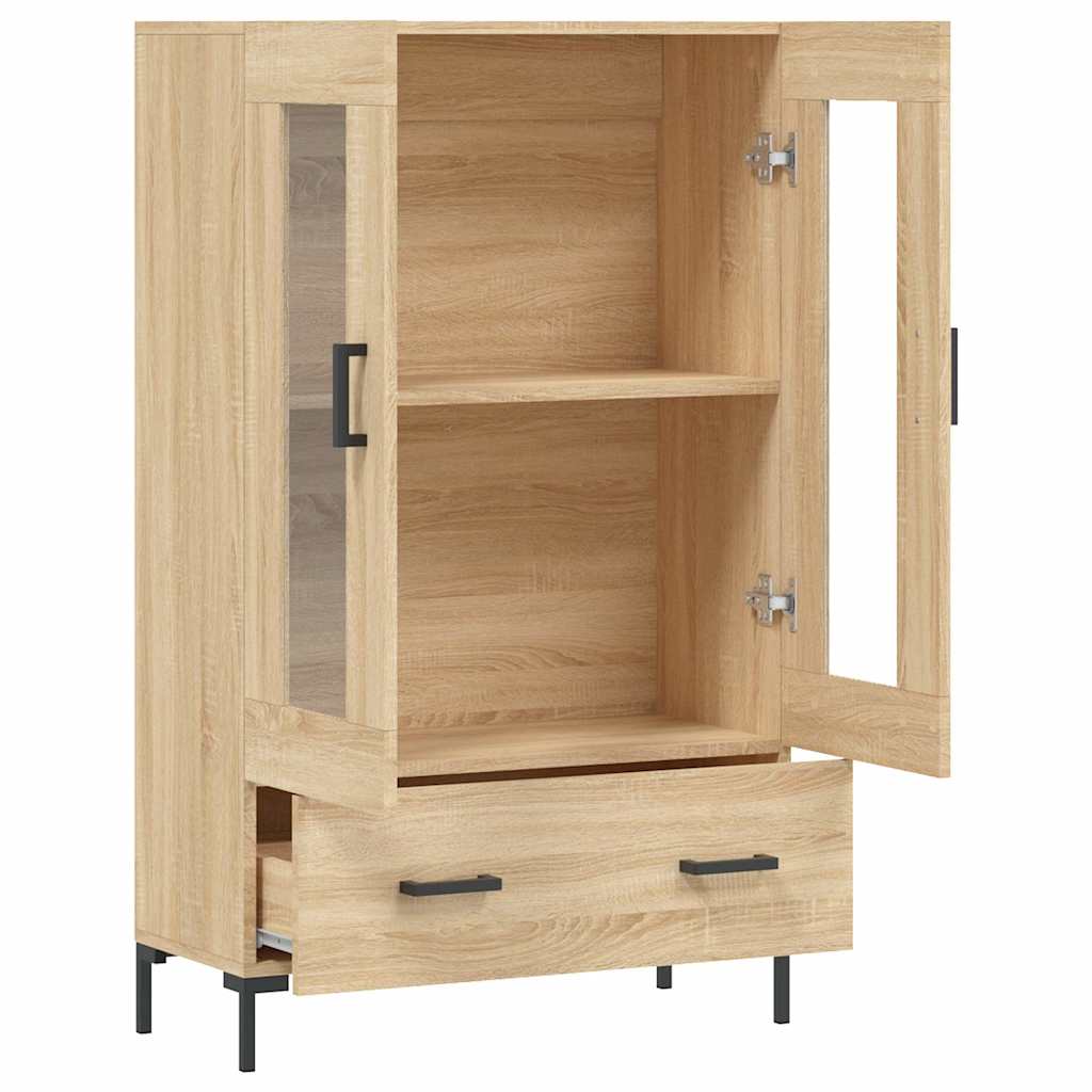 Highboard Sonoma-Eiche 69,5x31x115 cm Holzwerkstoff
