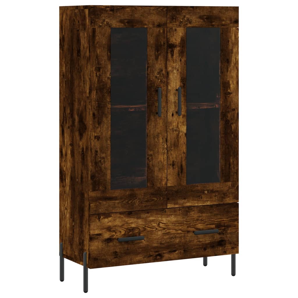 Highboard Räuchereiche 69,5x31x115 cm Holzwerkstoff