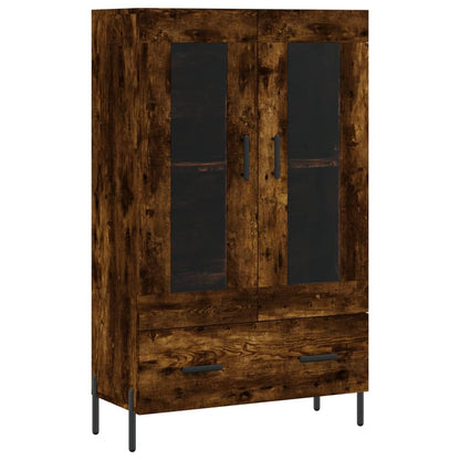Highboard Räuchereiche 69,5x31x115 cm Holzwerkstoff
