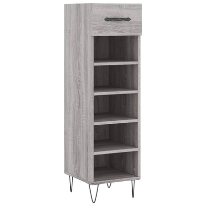 Schuhschrank Grau Sonoma 30x35x105 cm Holzwerkstoff