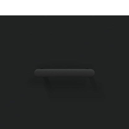 Schuhschrank Schwarz 30x35x105 cm Holzwerkstoff