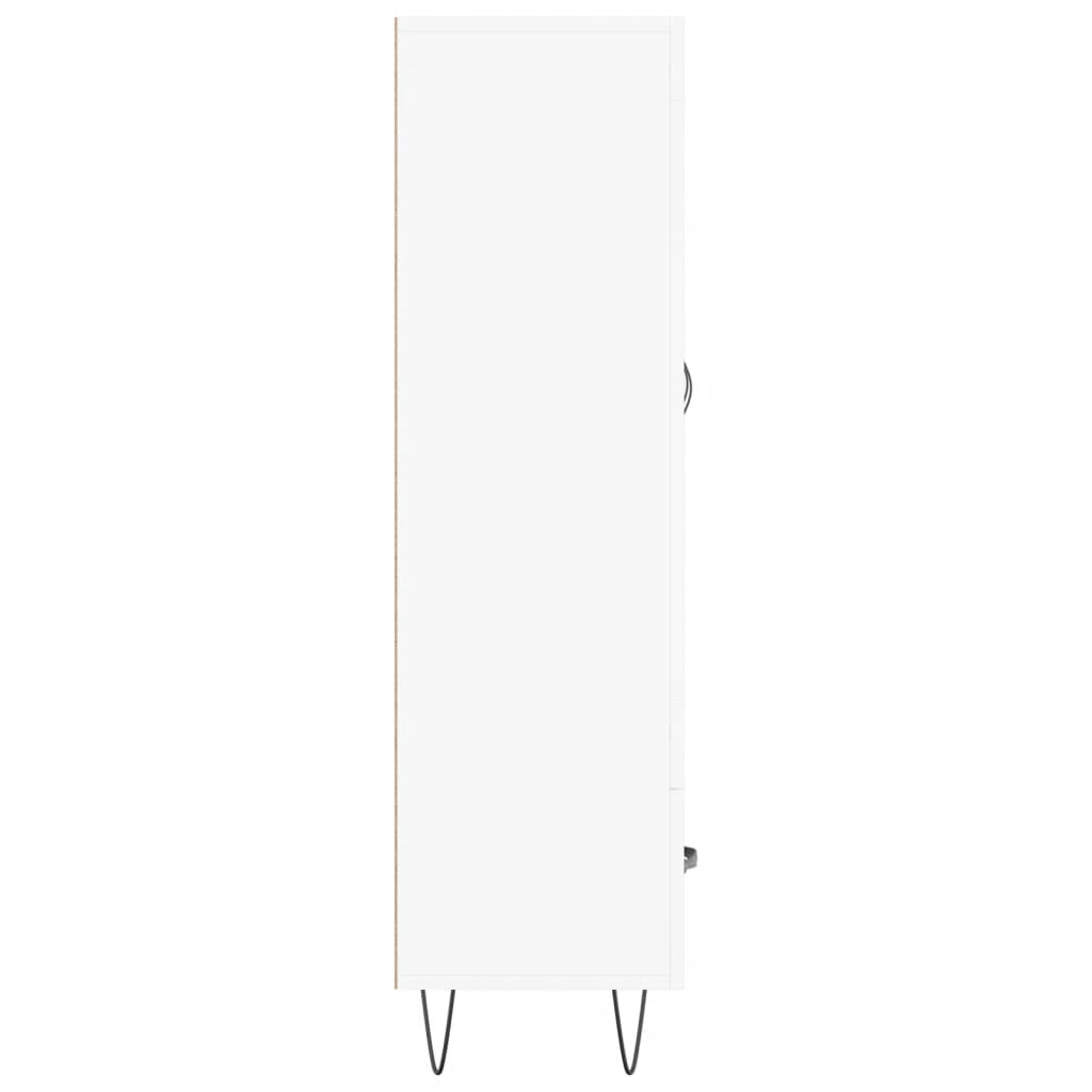 Highboard Weiß 69,5x31x115 cm Holzwerkstoff