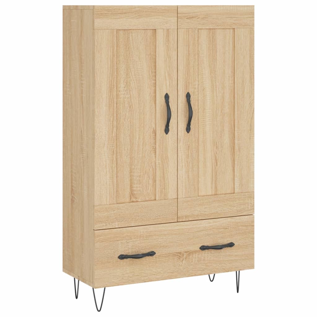 Highboard Sonoma-Eiche 69,5x31x115 cm Holzwerkstoff