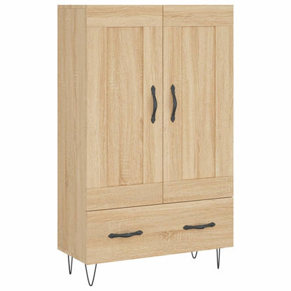 Highboard Sonoma-Eiche 69,5x31x115 cm Holzwerkstoff