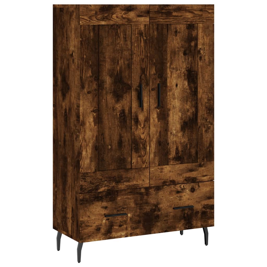 Highboard Räuchereiche 69,5x31x115 cm Holzwerkstoff