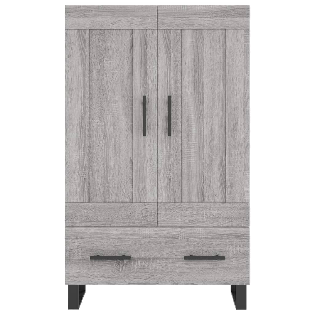 Highboard Grau Sonoma 69,5x31x115 cm Holzwerkstoff