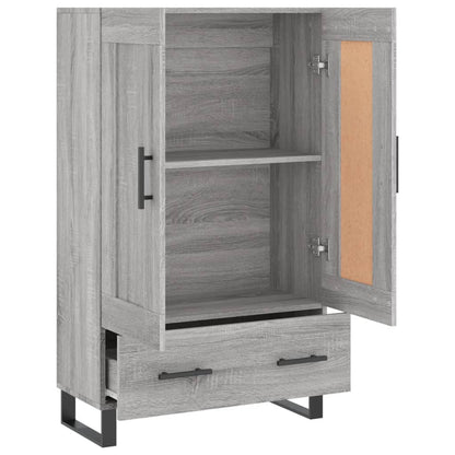 Highboard Grau Sonoma 69,5x31x115 cm Holzwerkstoff