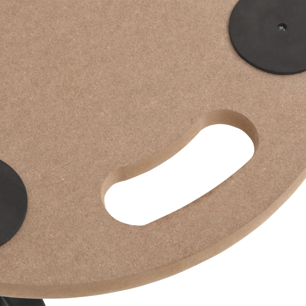 Rollbretter 6 Stk. Rund Holzwerkstoff