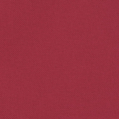 Clubsessel mit Fußhocker Weinrot Stoff