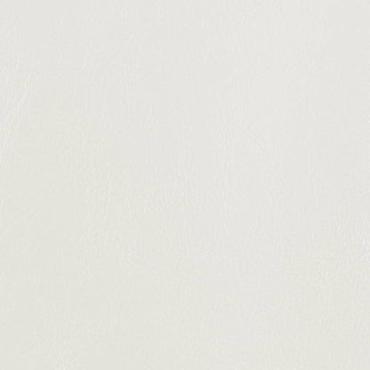 Clubsessel mit Fußhocker Weiß Kunstleder