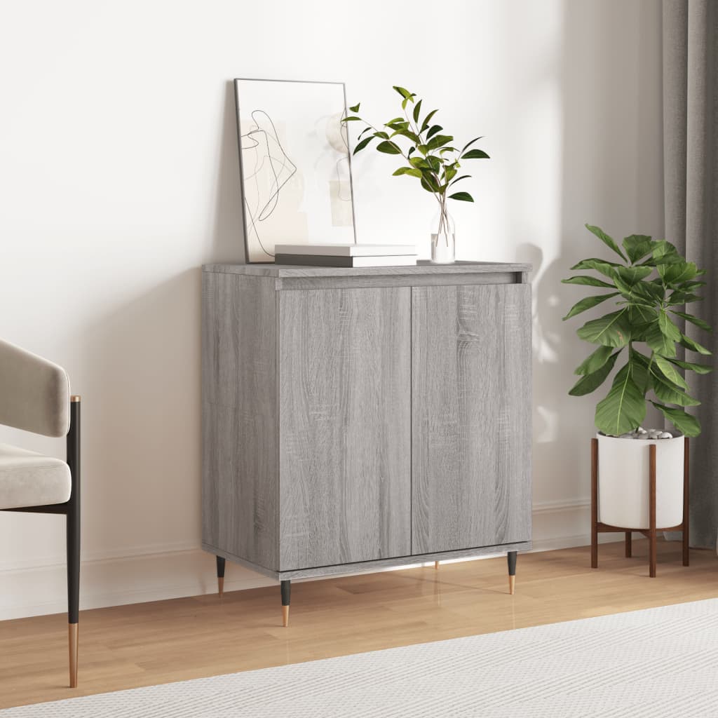 Sideboard Grau Sonoma 60x35x70 cm Holzwerkstoff