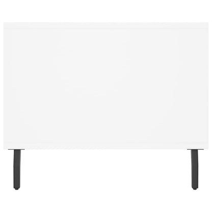 Couchtisch Weiß 90x50x40 cm Holzwerkstoff