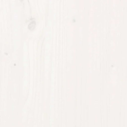 Kinderbett Weiß 80x160 cm Massivholz Kiefer