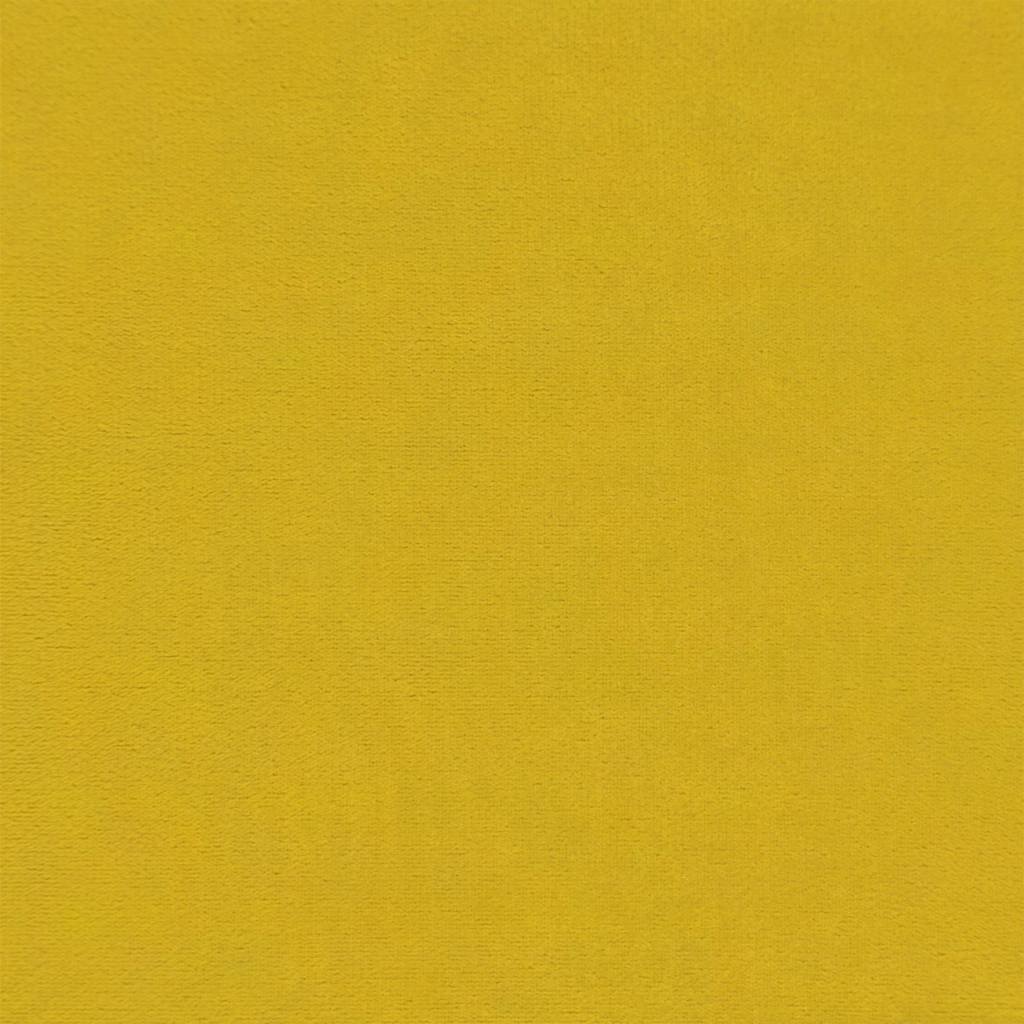 Tagesbett Ausziehbar mit Schubladen Gelb 80x200 cm Samt