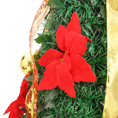 Pop-Up-Weihnachtsbaum Künstlich 200 LEDs Grün 210 cm