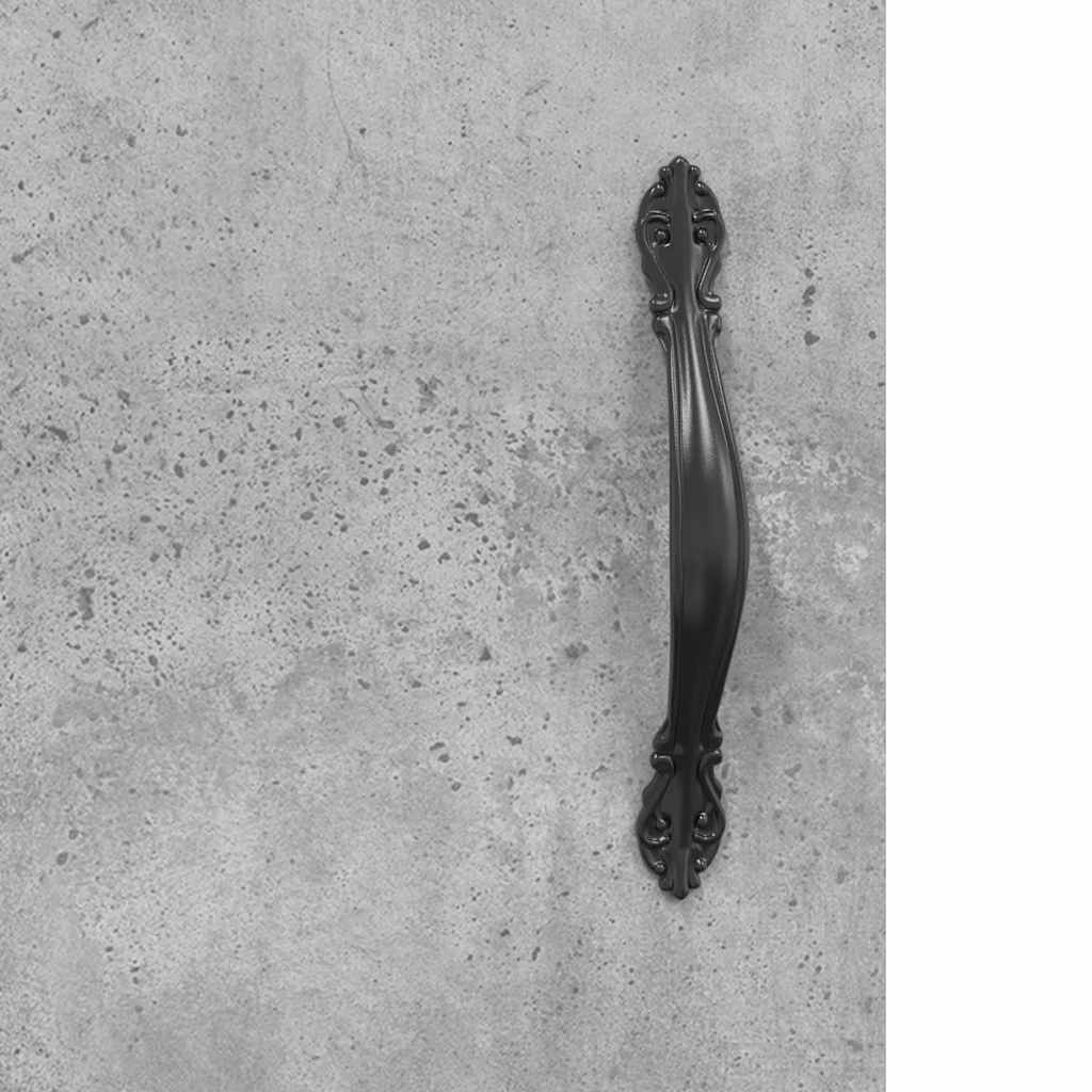 Wandschränke 2 Stk. Betongrau Holzwerkstoff