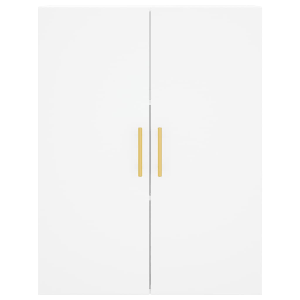 Highboard Weiß 69,5x34x180 cm Holzwerkstoff