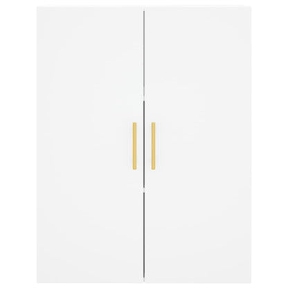 Highboard Weiß 69,5x34x180 cm Holzwerkstoff