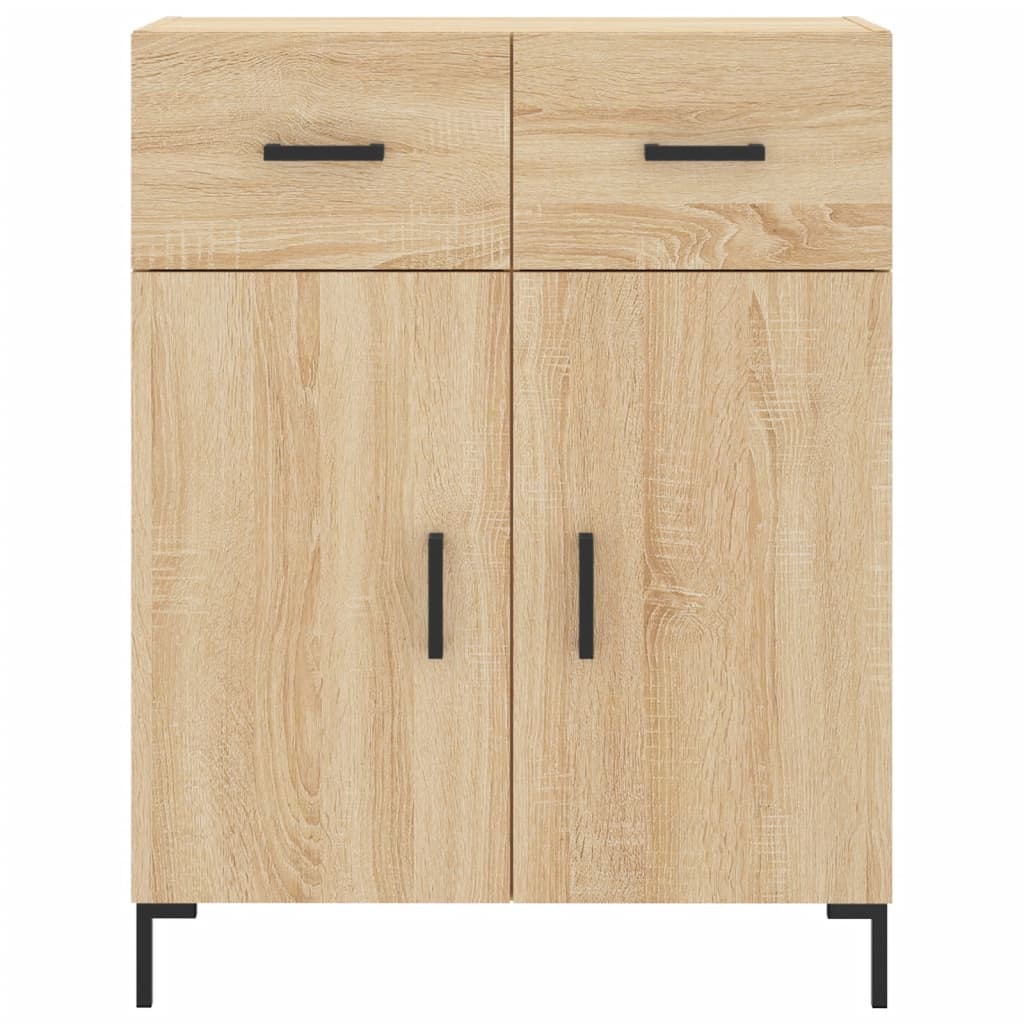Highboard Sonoma-Eiche 69,5x34x180 cm Holzwerkstoff