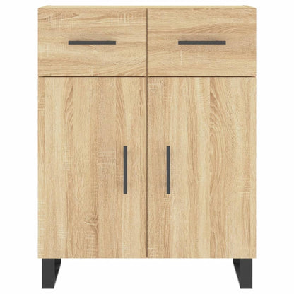 Highboard Sonoma-Eiche 69,5x34x180 cm Holzwerkstoff