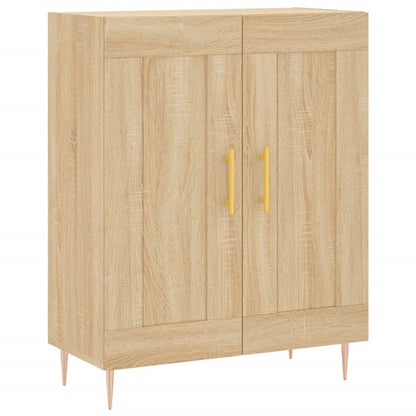 Highboard Sonoma-Eiche 69,5x34x180 cm Holzwerkstoff