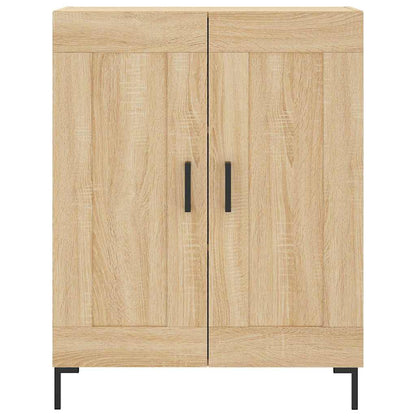 Highboard Sonoma-Eiche 69,5x34x180 cm Holzwerkstoff