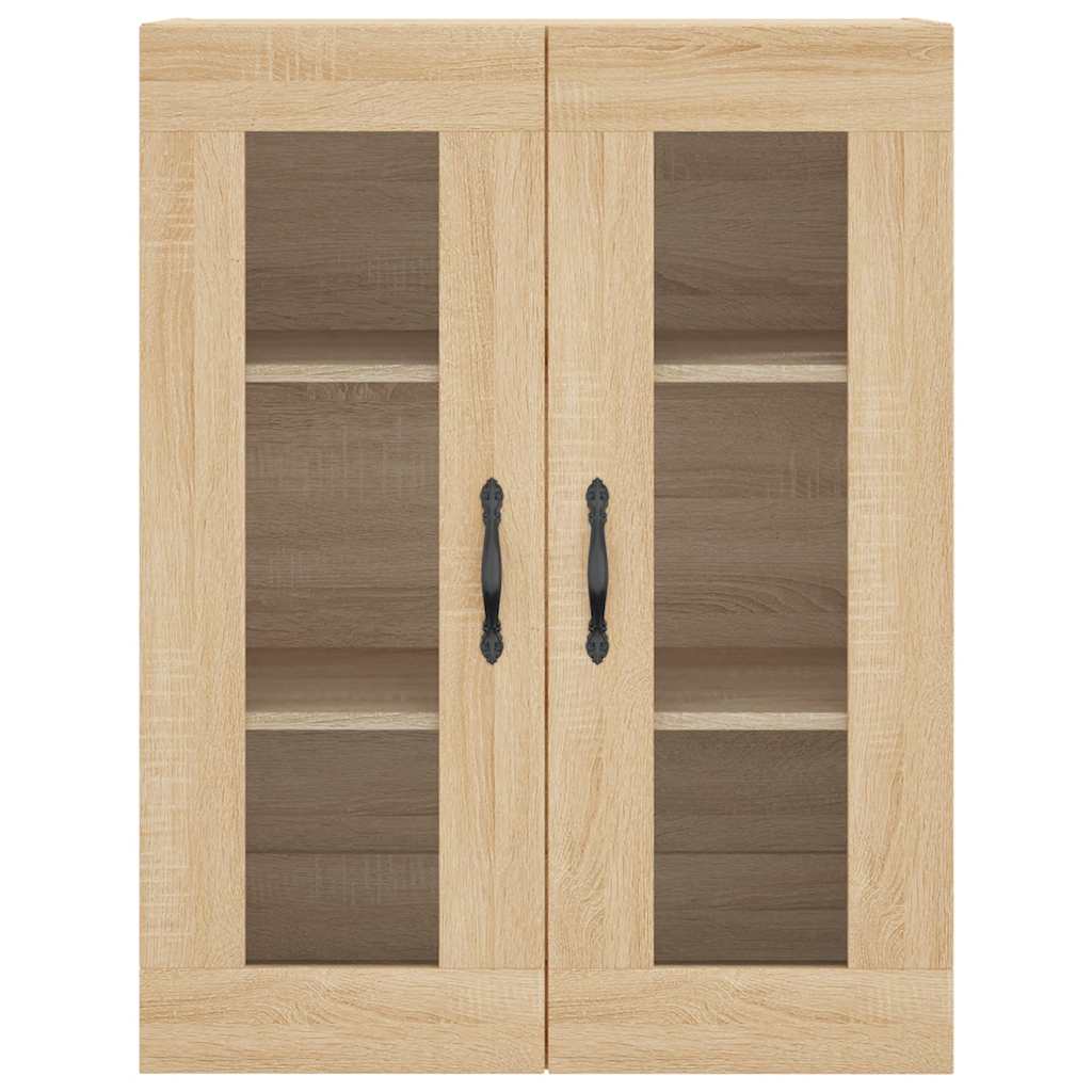 Highboard Sonoma-Eiche 69,5x34x180 cm Holzwerkstoff