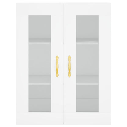 Highboard Weiß 69,5x34x180 cm Holzwerkstoff