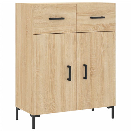 Highboard Sonoma-Eiche 69,5x34x180 cm Holzwerkstoff