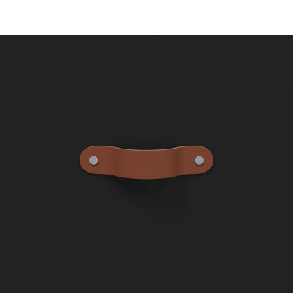 Highboard Schwarz 69,5x34x180 cm Holzwerkstoff